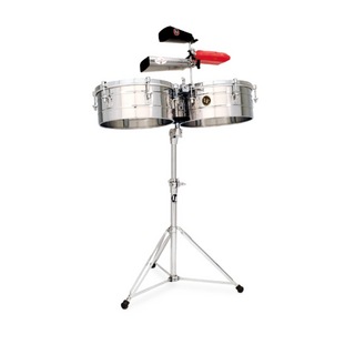 LPLP257-S TITO PUENTE 14" AND 15" TIMBALES Stainless Steel ティンバレス