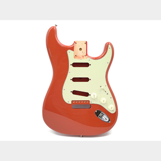 Fender MIJ Stratocaster Body Fiesta Red w/Pickguard&Assembly
