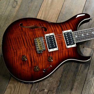 Paul Reed Smith(PRS) PRS SE Custom24 Semi-Hollow Piezo/Orange Tiger Smokeburst【2024年製/重量3.22kg】