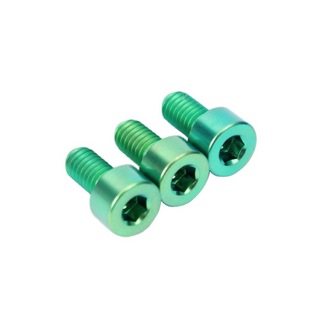 FU-ToneTitanium Nut Clamping Screw Set GREEN フロイドローズ用 ロックナットスクリュー 3本セット