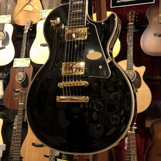 EpiphoneInspired by Gibson Les Paul Custom -Ebony- 【4.13kg】【送料は当社負担】