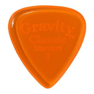 Gravity Guitar Picks GCLS3P Classic - Standard -[3.0mm, Orange]