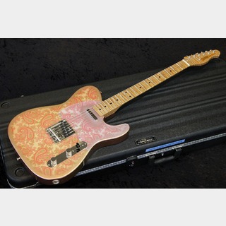 Xotic XTC-1 Pink and Gold Paisley, Light Aged #3666