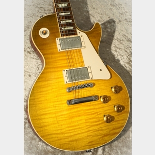 Gibson Custom Shop Historic Collection 1958 Les Paul Reissue "Light Figured Top" Green Lemon Fade 2014年製USED