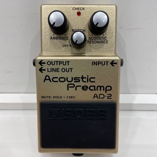 BOSS AD-2 Acoustic Preamp アコギ用 プリアンプAD2