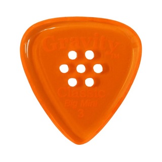 Gravity Guitar PicksClassic -Big Mini Multi-Hole- GCLB3PM 3.0mm Orange ギターピック