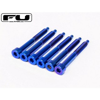FU-Tone【PREMIUM OUTLET SALE】 Titanium String Lock Screw Set (6) - BLUE