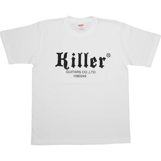 Killer LOGO T-SHIRTS【ホワイト/ブラック・XLサイズ】