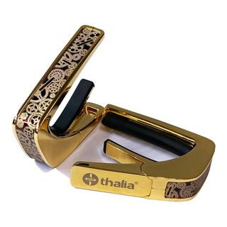Thalia Capo Limited Edition / Golden Gears on Tiger Eye / 24K Gold 【大注目!!ハイエンドカポタスト】