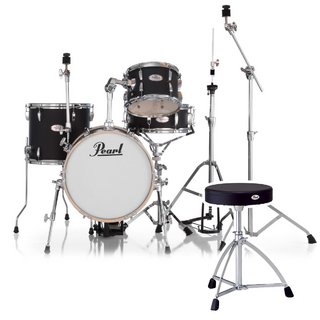 Pearl MT564/C-D #752 Matte.A.Black MIDTOWN 小口径 ドラムセットドラムスローンセット【WEBSHOP】