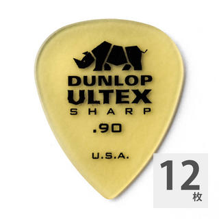 Jim Dunlop433R ULTEX SHARP 0.90mm ギターピック×12枚