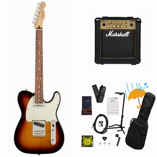 FenderPlayer Series Telecaster 3 Color Sunburst Pau Ferro Marshall MG10アンプ付属エレキギター初心者セットR