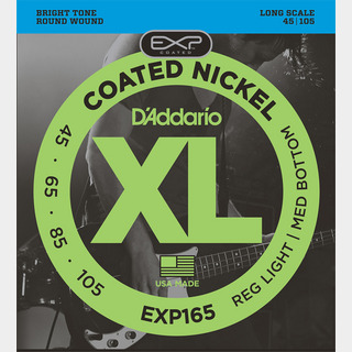 D'AddarioEXP165 ニッケル コーティング弦 45-105 ライトトップミディアムボトムエレキベース弦