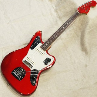 FenderJaguar '66 Dot w/Binding Matching Head CandyAppleRed/R