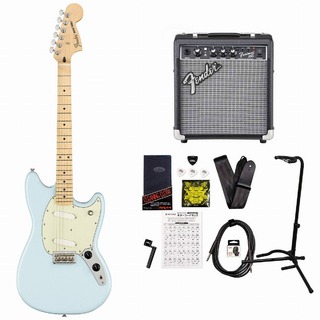 Fender Player Mustang Maple Fingerboard Sonic Blue Fender 10Wアンプ付属エレキギター初心者セット【WEBSHOP】