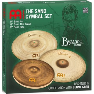 Meinl Byzance Vintage Sand Cymbal Set [BV-141820SA]