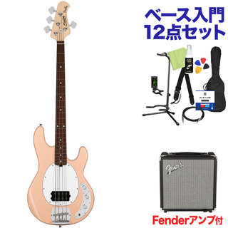 Sterling by MUSIC MAN RAY4-J1 PBP プエブロ・ピンク ベース 初心者12点セット 【Fenderアンプ付】 エレキベース