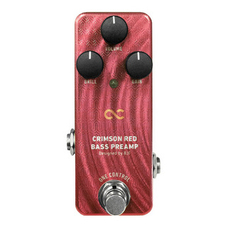 ONE CONTROLCRIMSON RED BASS PREAMP 【アップライトベースのサウンドを作るベースプリアンプ】