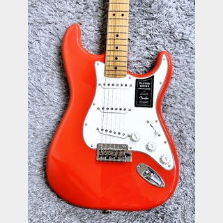 FenderLimited Edition Player Stratocaster Fiesta Red with Roasted Maple Neck【限定モデル】