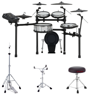 Roland TD516 PEARL製ハイハットスタンドとスネアスタンドとD-1500スローンセット