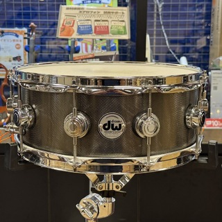 dw Collector's Metal Snare Black Nickel Knurled Steel 14×5.5【USED/中古】