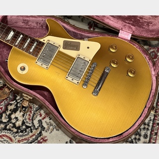 Gibson Custom Shop True Historic 1957 Les Paul Gold Top Reissue Tom Murphy Aged Vintage Antique Gold 2016年製【3.87kg】