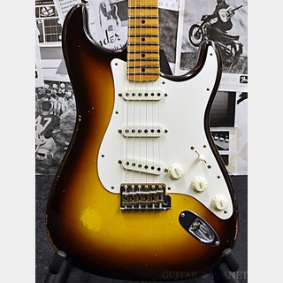 Fender Custom Shop LIMITED EDITION Fat 1950s Stratocaster Relic -Wide Fade Chocolate 2 Color Sunburst-