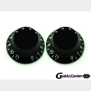 ALLPARTS Set of 2 Bell Knobs that go to 11, Black/5114