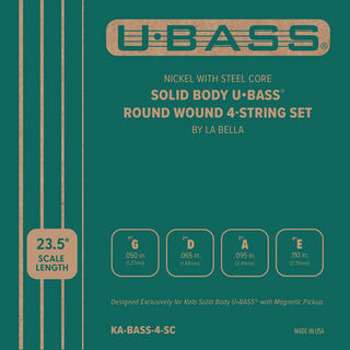 KALAKA-BASS-4-SC Nickel Round Wound ウクレレベース弦
