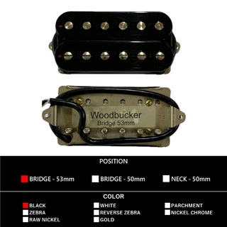 Suhr Woodbucker Bridge 53mm (Black)