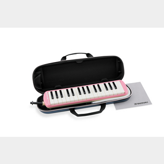 SuzukiFA-32P ピンク メロディオン 鍵盤ハーモニカ 【セミハードケース付き】 【唄口・ホース付】FA32P