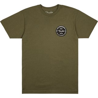 Fender Clothing and Collectibles Series Stratocaster 70th Anniversary Badge Tee Olive XL Size【WEBSHOP】