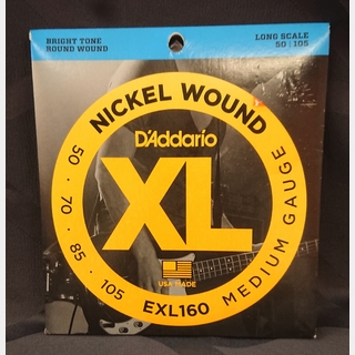 D'Addario EXL160(50/105)【ロングスケール弦】