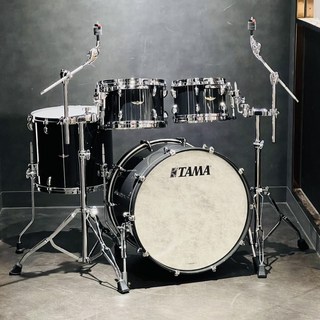 Tama STAR Walnut 4pc Drum Kit [22BD，16FT，12&10TT] -Smoky Black-