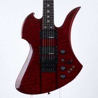Bc Rich Platinum Series 1980's Red Snake - Black Guitar For