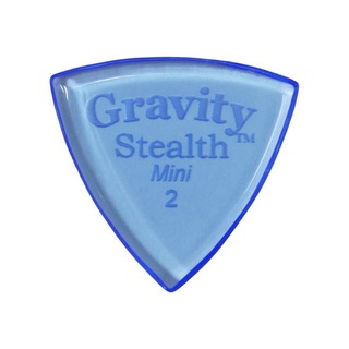 Gravity Guitar Picks Stealth -Mini- GSSM2P 2.0mm Blue ギターピック