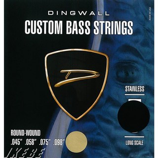 DINGWALL CUSTOM BASS STRINGS [STAINLESS 4ST] SET ROUND-WOUND .045-.098