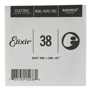 Elixir15238/038弦×4本 エリクサーナノウェブバラ弦