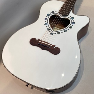 Zemaitis CAF-90HCW Gloss White Abalone (GWH AB)