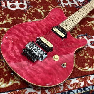 Sterling by MUSIC MAN SBMM AX40-Transparent Pink【現物画像】【日本限定数量復刻】【1/29待望の再入荷】