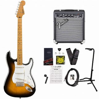 Squier by Fender Classic Vibe 50s Stratocaster Maple Fingerboard 2-Color Sunburst Frontman10Gアンプ付属エレキギター初