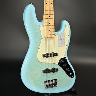 Fender 2024 Collection Hybrid II Jazz Bass Maple Flame Celeste Blue 【名古屋栄店】