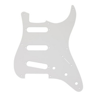 Fender フェンダー 8-Hole '50s Vintage-Style Stratocaster S/S/S 1-PLY Pickguards White ピックガード