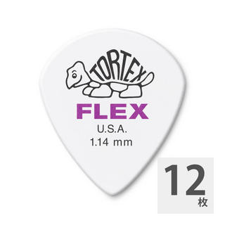 Jim Dunlop468 Tortex Flex Jazz III 1.14mm ギターピック×12枚