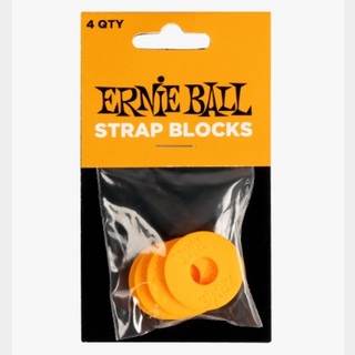 ERNIE BALL STRAP BLOCKS【Orange - 4P】