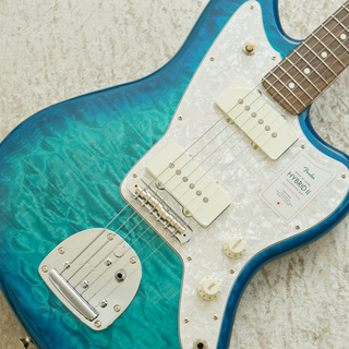 Fender 2024 Collection Made in Japan Hybrid II Jazzmaster QMT -Quilt Aquamarine-【#JD24004378】