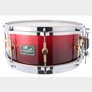 canopus The Maple 6.5x14 Snare Drum Crimson Fade LQ
