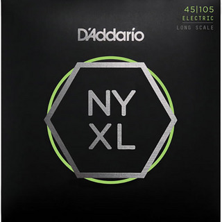 D'AddarioNYXL45105 ニッケル 45-105 ライトトップミディアムボトムエレキベース弦