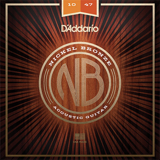 D'Addario NICKEL BRONZE EXTRA LIGHT NB1047【10-47/アコースティックギター弦】