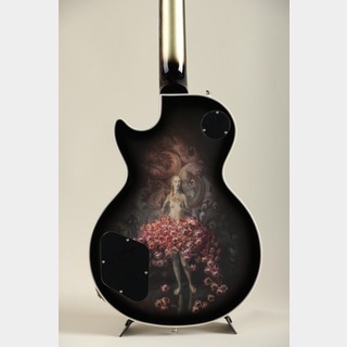 Epiphone Adam Jones Les Paul Custom Art Collection Study For Self Portrait with Rose Skirt and a Mouse